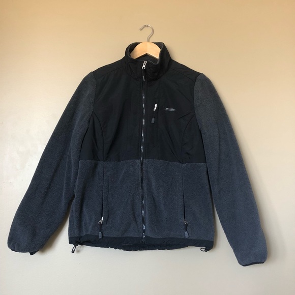 Calvin Klein Jackets & Blazers - {Calvin Klein} Charcoal Gray Black Fleece Jacket